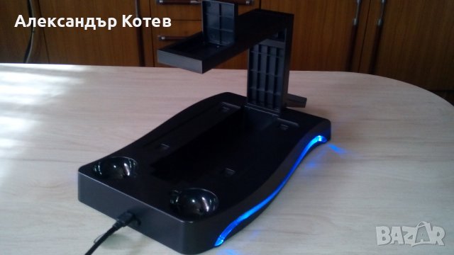 Playstation 4 PS4 VR докинг станция с лед осветление и зареждане, снимка 8 - PlayStation конзоли - 40142910