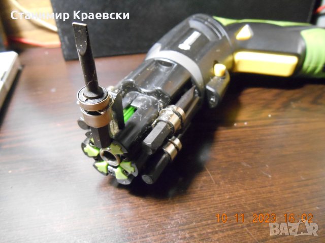 FIELDMANN FDS 1006 A винтоверт с "патронник" 4.8v, снимка 5 - Винтоверти - 42994046