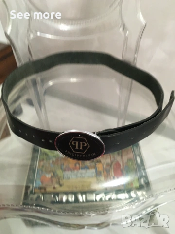 Philipp Plein Hexagon мъжки колан естествена кожа, снимка 4 - Колани - 53375660