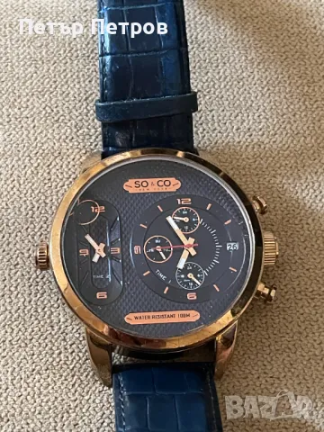 SO&CO New York Miyota Movement ЧИСТО НОВ!, 150 лв, снимка 6 - Мъжки - 49495788