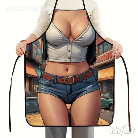 Нова забавна готварска престилка Красива жена