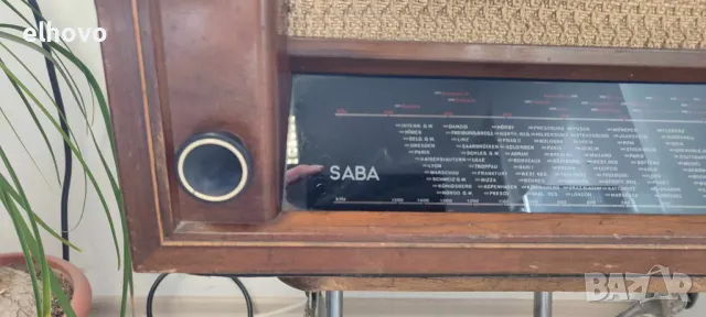 Старо лампово радио Saba 355H, снимка 6 - Антикварни и старинни предмети - 48903492