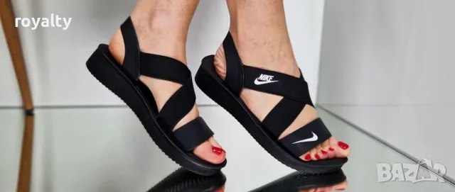 Nike черни дамски сандали , снимка 4 - Сандали - 50393964