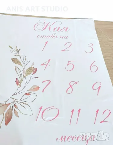 Платно за месечинки/Платно за снимки на бебето/Месечинка, снимка 4 - Други - 44820363