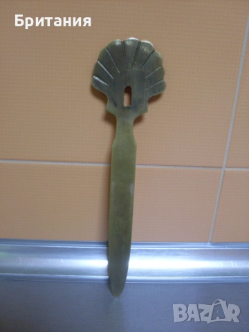 Бронзов нож за писма- кама., снимка 8 - Антикварни и старинни предмети - 52899217