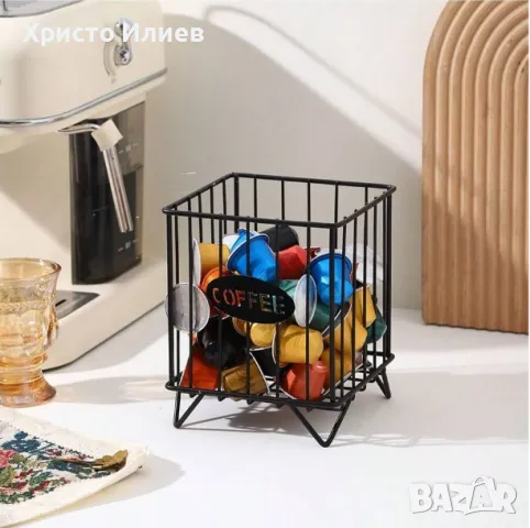 Метална поставка за кафе капсули Органайзер Стойка за Долче Густо Неспресо Nespresso Dolce Gusto, снимка 4 - Кафемашини - 47518945