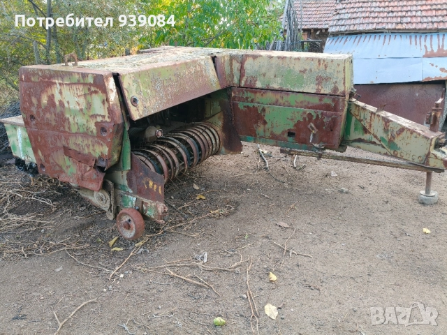 Сламо преса/балеровачка , снимка 2 - Селскостопанска техника - 51967274