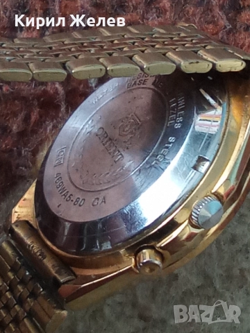 Колекционерски часовник мъжки ORIENT CRISTAL работи перфектно състояние за КОЛЕКЦИЯ 51546, снимка 13 - Мъжки - 52377715
