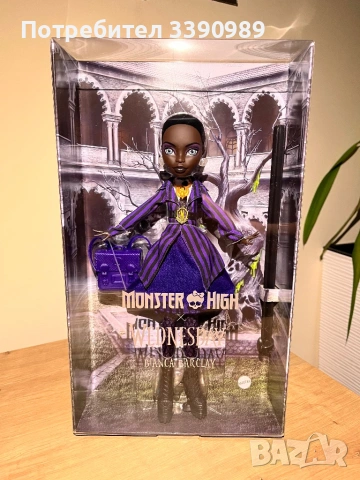 Колекционерска кукла Monster High x Wednesday Bianca Barclay, снимка 4 - Кукли - 53410310