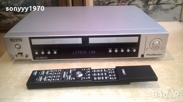 Liteon lvr-1001 dvd/vdr phomaster-внос швеицария, снимка 10 - Плейъри, домашно кино, прожектори - 27027323