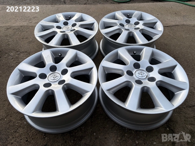 4 броя алуминиеви джанти за Toyota Corolla, Тoyota Corolla Verso,Toyota Auris 16, снимка 4 - Гуми и джанти - 52929256