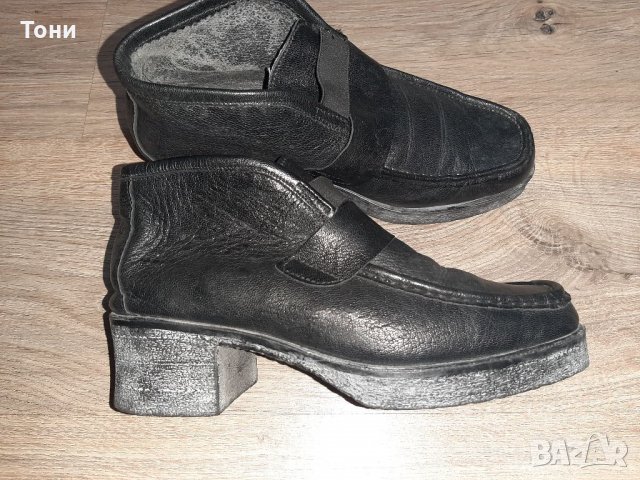 Дамски  обувки от естествена кожа , снимка 1 - Дамски боти - 35547103