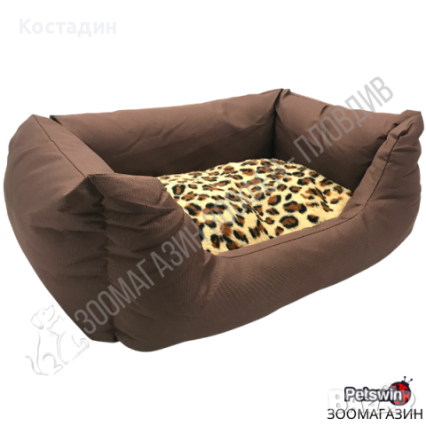 Легло за Куче/Коте - S, M, L размер - Кафява/Шарена разцветка, снимка 2 - За кучета - 31057730