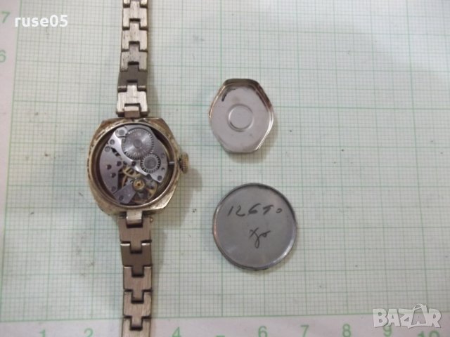 Часовник "ZARIA" с верижка ръчен дамски съветски работещ - 4, снимка 5 - Дамски - 26251682