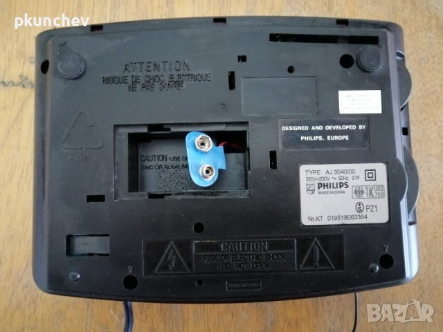 Радио-часовник PHILIPS AJ 3040/00, снимка 6 - Радиокасетофони, транзистори - 43803205