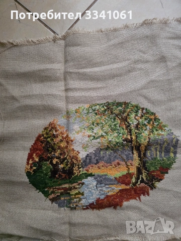 Гоблен,,Златна есен,,, снимка 2 - Гоблени - 52917418