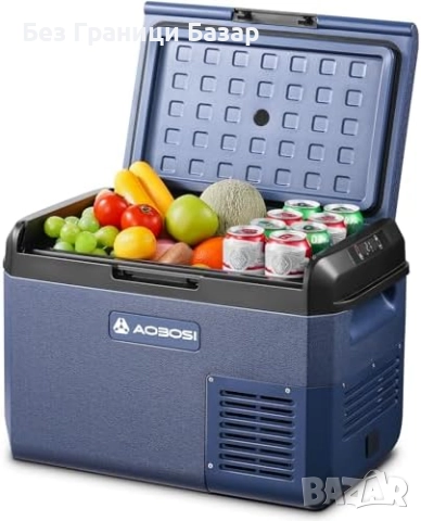 Нов Преносим авто хладилник фризер 25L за кемпер лодка кола автомобил