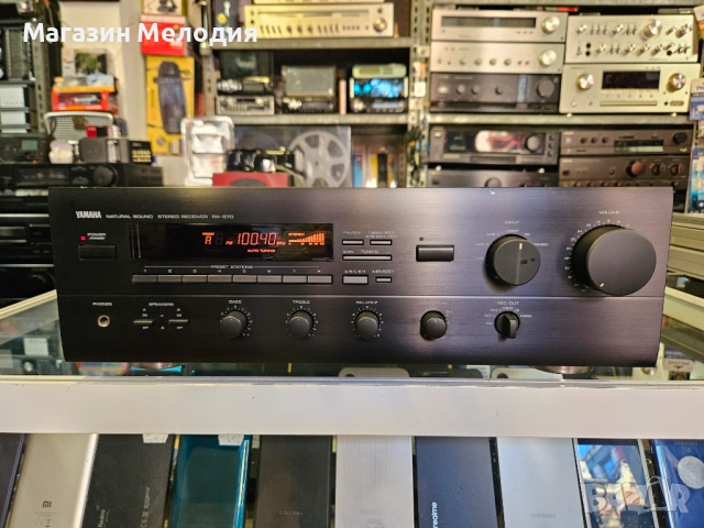Ресийвър Yamaha RX-570 Две по 150 вата. Natural Sound stereo receiver В отлично техническо и визуалн