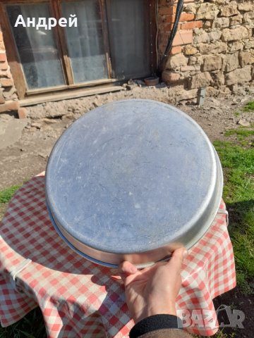 Стара алуминиева тава,тепсия #13, снимка 4 - Други ценни предмети - 32477651