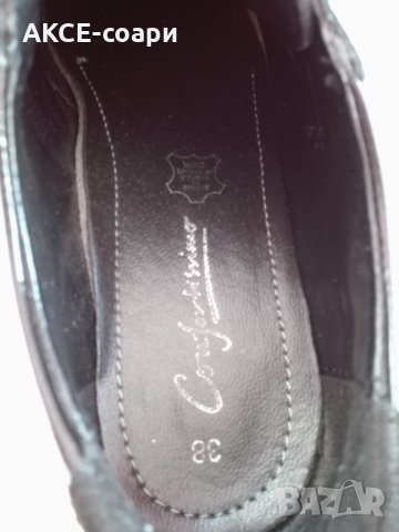 Естествена кожа, N38, Италия, снимка 3 - Дамски ежедневни обувки - 26998661