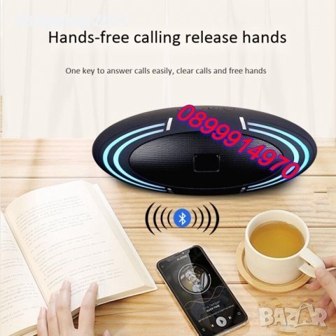 Mini Rugby Bluetooth Speaker Wireless Handsfree Stereo Music, снимка 4 - Тонколони - 33127157