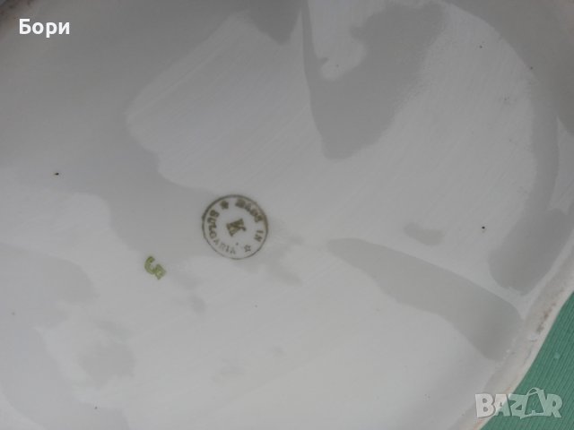 Стар овален порцеланов супник, снимка 8 - Чинии - 36635872
