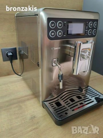 Saeco Exprelia EVO - с кана за мляко и БГ меню, снимка 4 - Кафемашини - 52951992