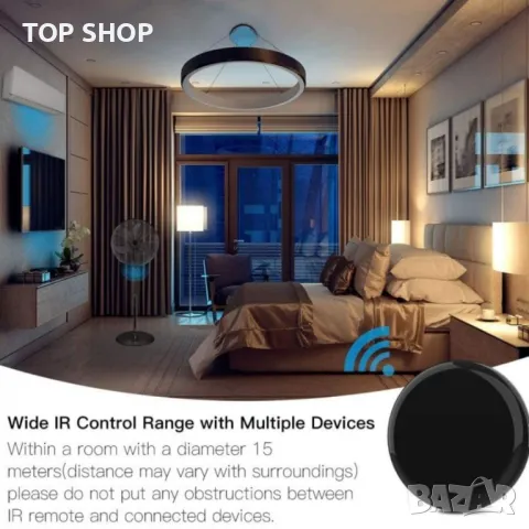MoesGo WiFi IR Control Hub за интелигентни домашни уреди чрез глас, снимка 6 - Мрежови адаптери - 48777062