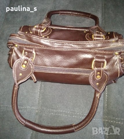 Ергономична дамска чанта в кафяво / кафява чанта , снимка 6 - Чанти - 28276910