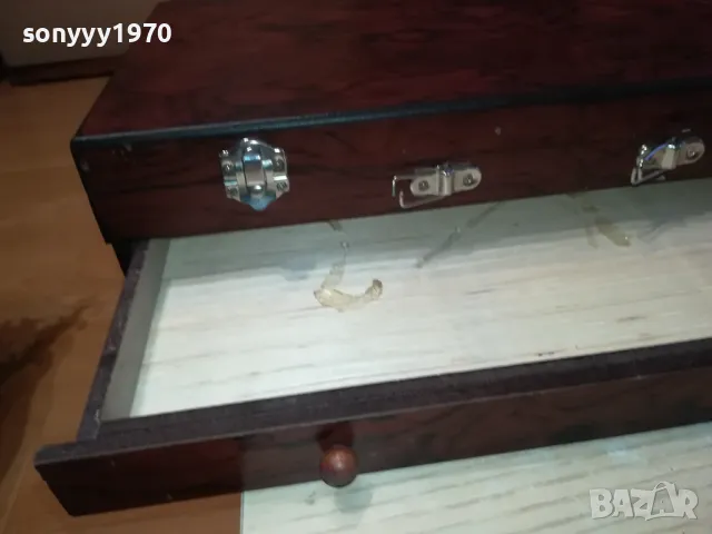 КРАСИВА ДЪРВЕНА КУТИЯ С КАПАК И ЧЕКМЕДЖЕ 1205252001LCHERY, снимка 15 - Антикварни и старинни предмети - 50258934