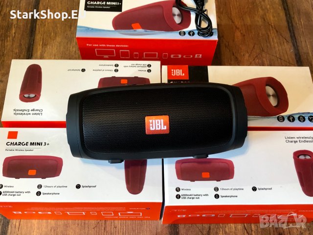 ПРОМO JBL Charge 3 mini+ портативна безжична bluetooth колонка колона, снимка 6 - Слушалки и портативни колонки - 27838589