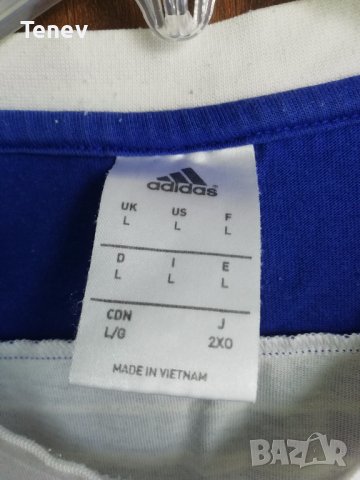Chelsea Adidas оригинална памучна тениска Челси размер L, снимка 5 - Тениски - 38103490