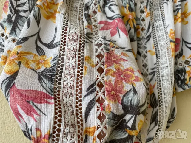 Къса блузка H&M - EUR 38, снимка 3 - Корсети, бюстиета, топове - 50437109