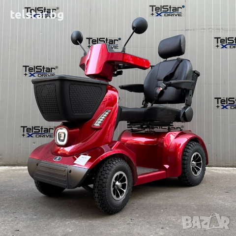 Електрическа четириколка за възрастни TelStar Admiral 2025 луксозно изпълнение за немския пазар, гол