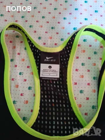 Оригинален Потник Nike Dry Fit-L, снимка 3 - Тениски - 51394766
