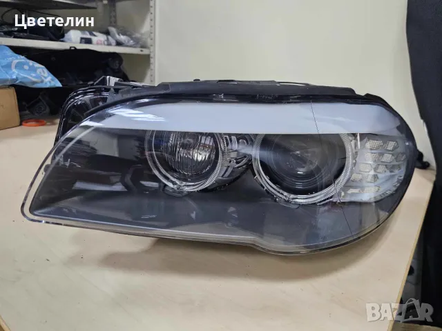 Ляв фар за BMW 5 F10 F11 завиващ ксенон бмв ф10 ф11, снимка 3 - Части - 49442556