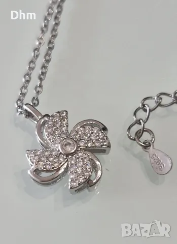 Сребърни колиета, снимка 2 - Колиета, медальони, синджири - 48273516