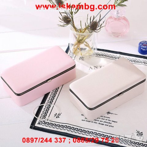 Правоъгълна кутия за бижута 1753, снимка 4 - Подаръци за жени - 28405834