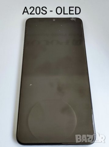 OLED оригинален Дисплей, тъч скрийн с рамка за Samsung Galaxy A20S SM-A207, A20s A207 A2070 SM-A207F, снимка 2 - Тъч скрийн за телефони - 33310971
