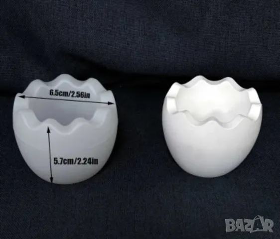 Молд кашпа черупка яйце , снимка 6 - Форми - 49692629