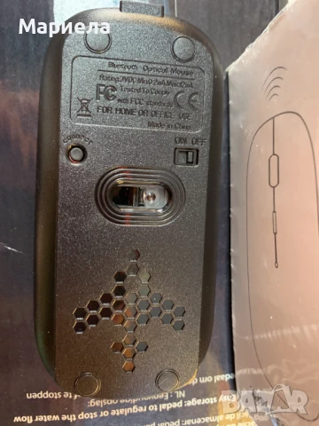 Безжична Bluetooth мишка / Зареждаема Батерия / 3 нива DPI, снимка 7 - Друга електроника - 50536817