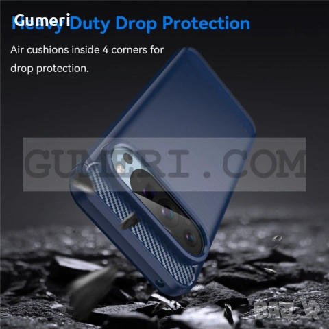 Гръб "Карбон Шарк" за Google Pixel 9 Pro, снимка 5 - Калъфи, кейсове - 53260682