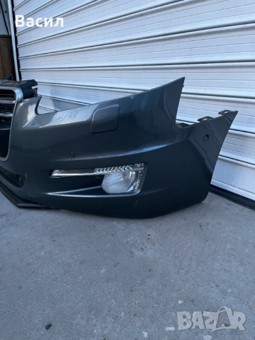 Предна броня ОБОРУДВАНА ТЪМНОСИВ МЕТАЛИК Peugeot Пежо 508 2.0 hdi 2.0 хди 140 кс RH01 DYZA Led Xenon, снимка 3 - Части - 51873608