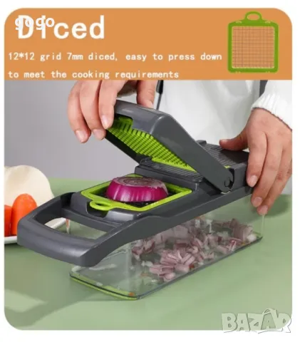 Кухненско ренде за плодове и зеленчуци 14 в 1, снимка 5 - Аксесоари за кухня - 47765195