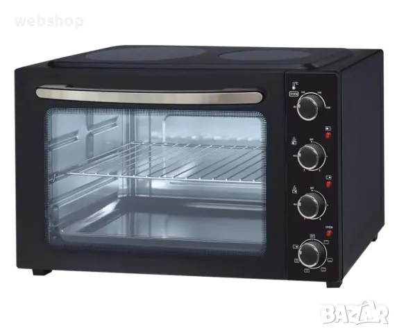 Готварска печка с керамичен плот Oliver Voltz OV51441E45, 4300 W, 45L, 90-230C, Вентилатор, Осветлен, снимка 2 - Печки, фурни - 49927625