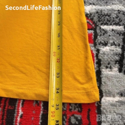 Дамска рокля без ръкави Samsoe Samsoe, дълга размер XS цвят горчица, снимка 4 - Рокли - 53244600