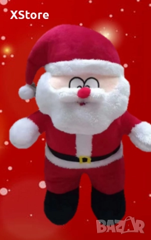Плюшена играчка Дядо Коледа – 35 см, снимка 2 - Плюшени играчки - 52441700