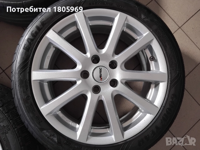 4бр. ал. джанти Autec (Germany) 5x112 , 7x17 , ET40 , централен отвор 57,1мм, снимка 3 - Гуми и джанти - 51809598