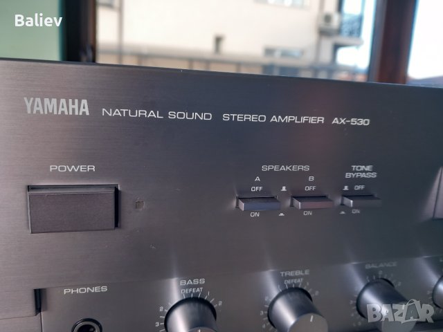 YAMAHA AX-530 STEREO AMPLIFIER , снимка 14 - Ресийвъри, усилватели, смесителни пултове - 44050893