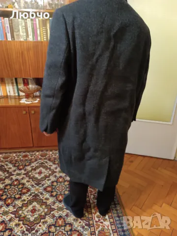 Мъжко  палто от вълна от 60 години, снимка 5 - Палта, манта - 48163568